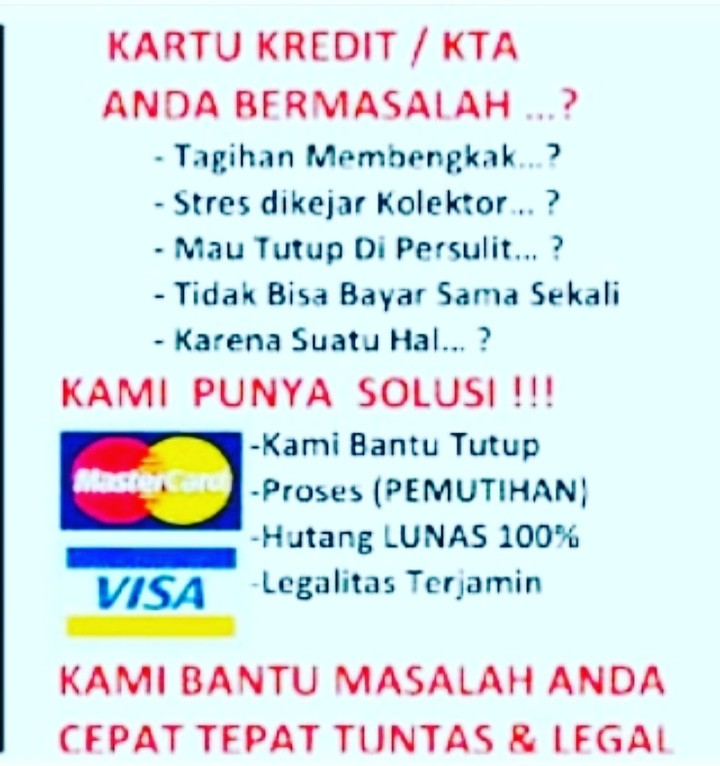 BANTU TUTUP KARTU KREDIT & KTA