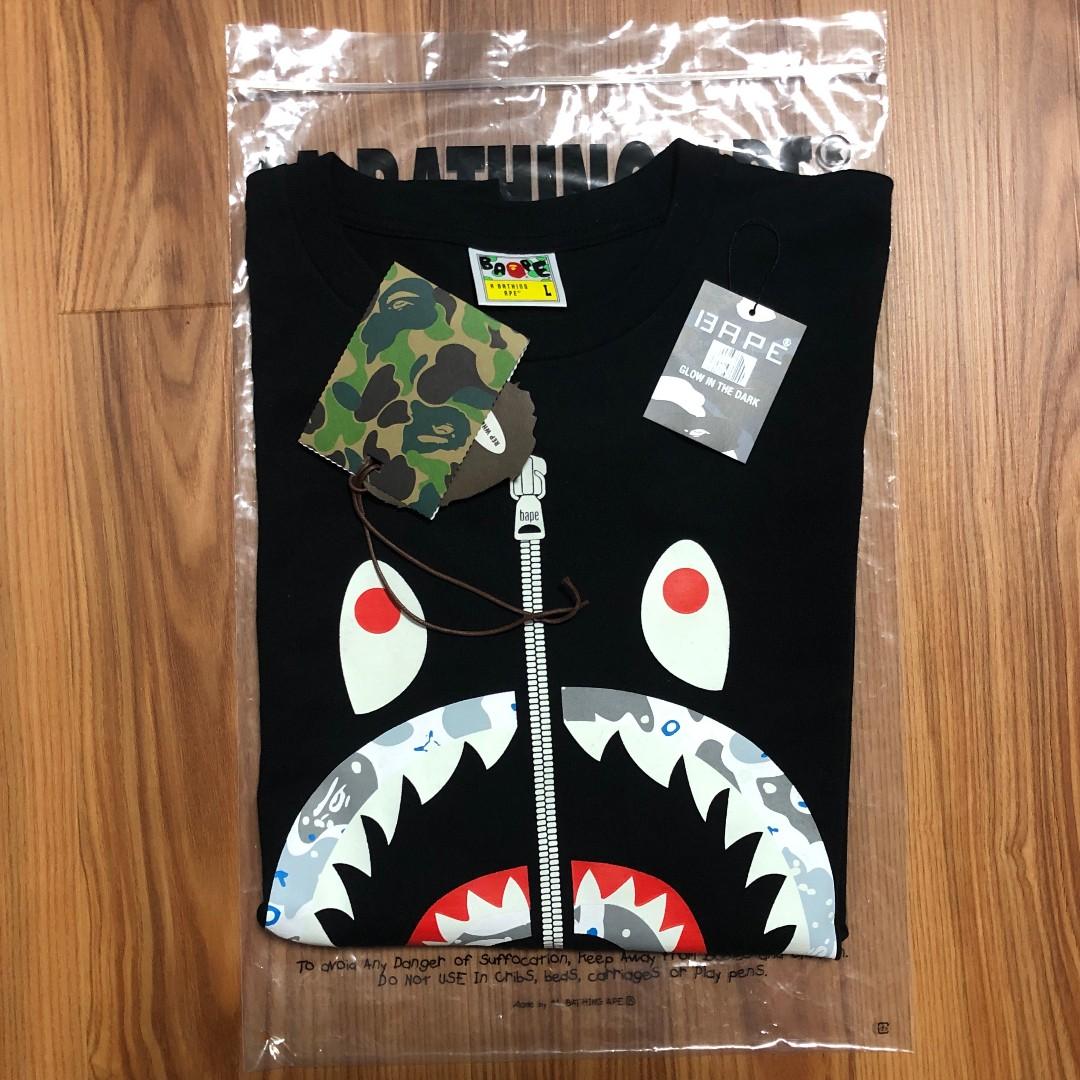 Space camo shark tee on sale
