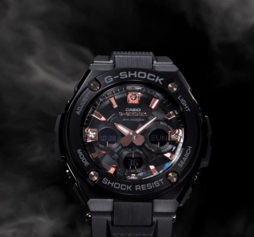 Casio GSTEEL Crystal Cut Diamonds GSTS310BDD1A GShock Sporty Design
