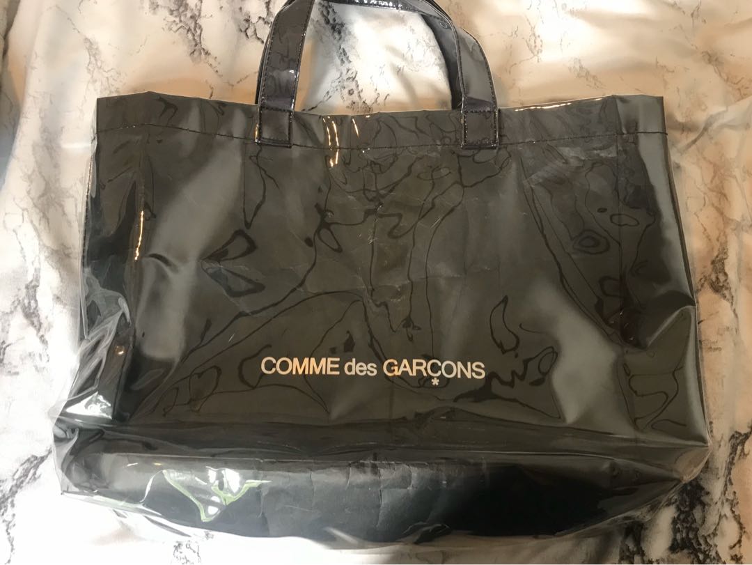 Cdg tote bag black deals