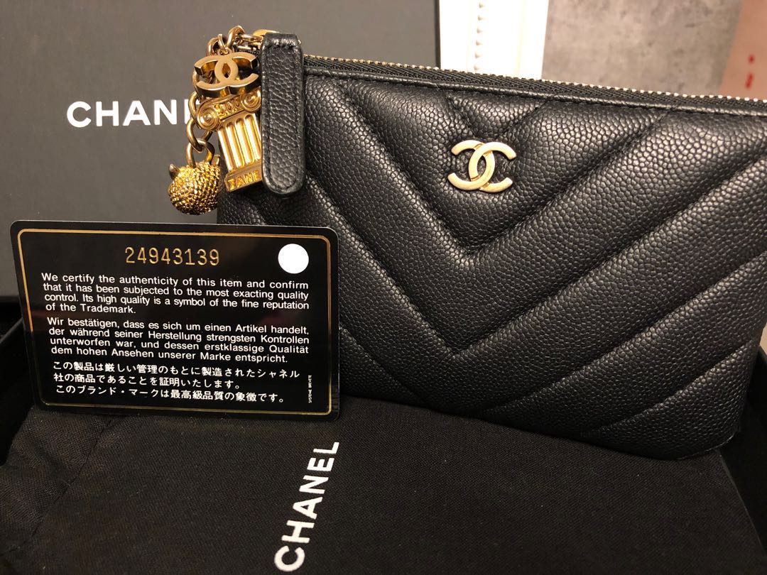 Chanel Chevron Mini Ocase With Charms, Luxury, Bags & Wallets on Carousell