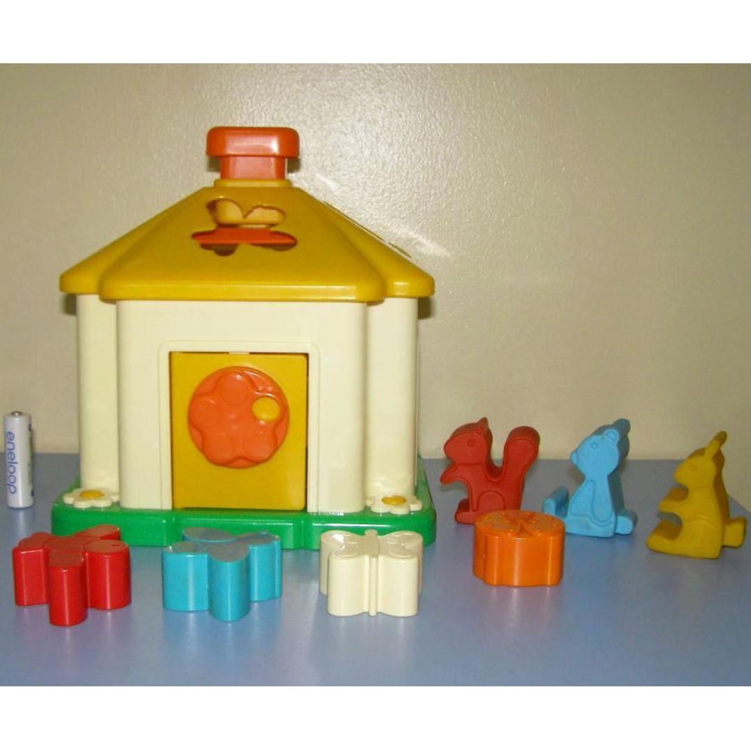 chicco animal cottage shape sorter