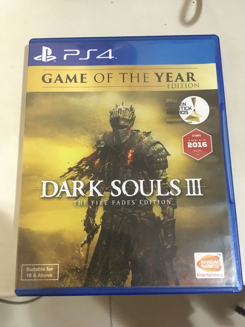 Dark Souls 3 GOTY Edition, Video Gaming, Video Games, PlayStation on Carousell