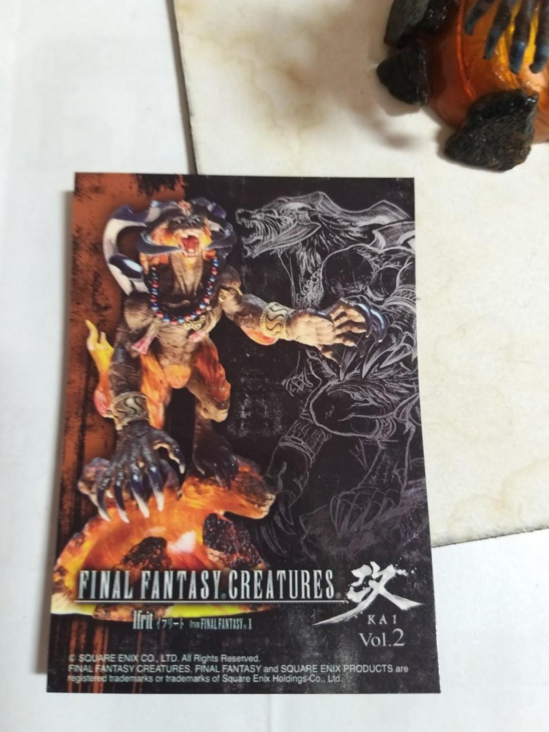 Final Fantasy Creatures Kai Volume 2 - Neuf - Figurines Square Enix