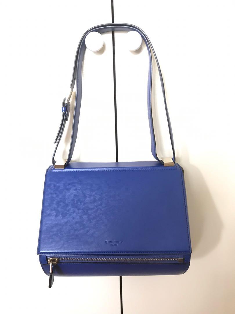 FURTHER PRICE REDUCTION Givenchy Pandora Box medium in rare blue colour