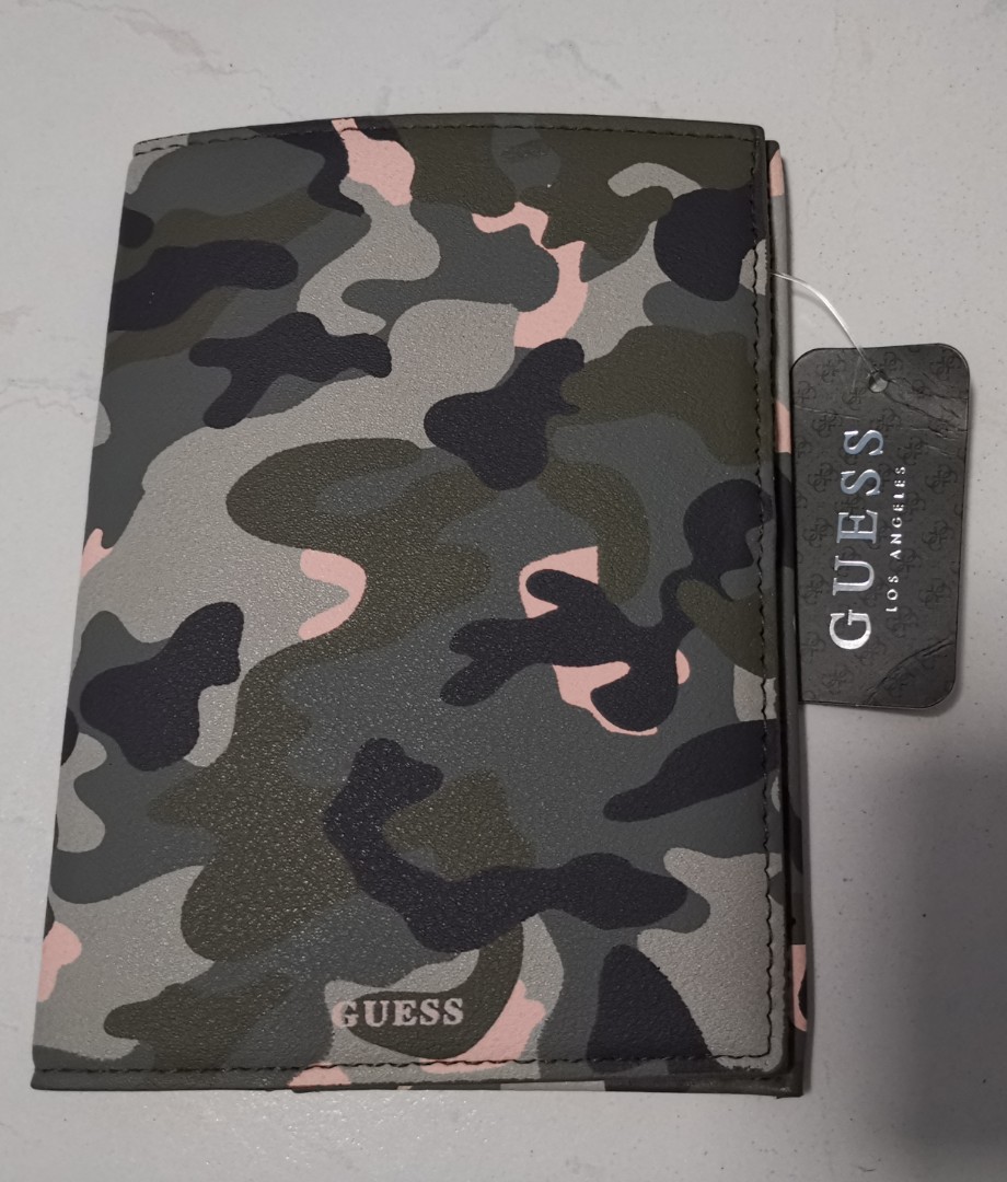 Guess Passport Holder, Luxury, Bags & Wallets on Carousell