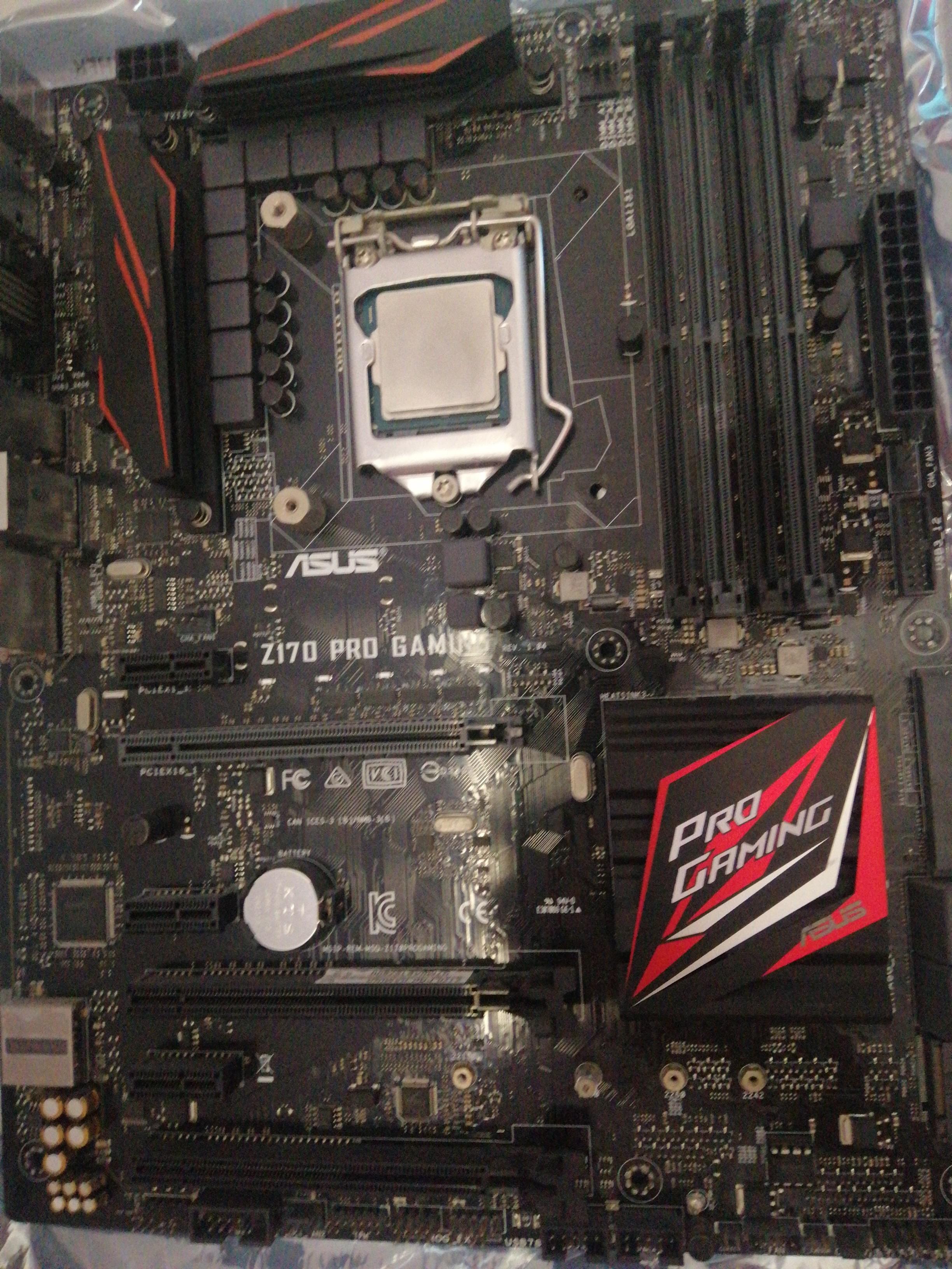 I7 6700k Asus Z170 Pro Gaming Electronics Computer Parts Accessories On Carousell