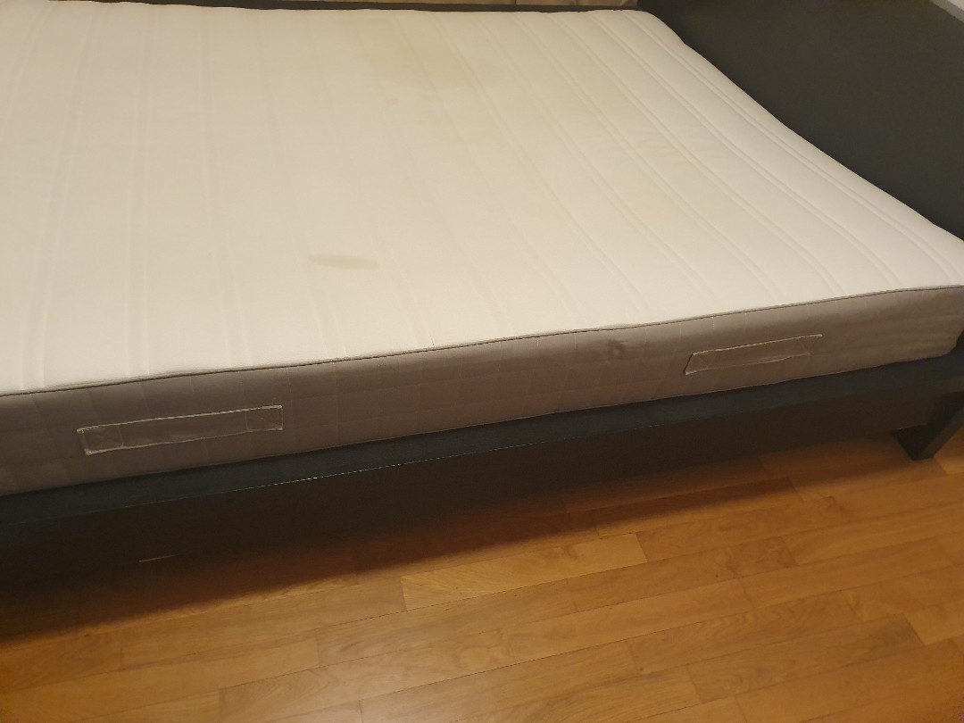IKEA queen size mattress, Furniture & Home Living, Furniture, Bed