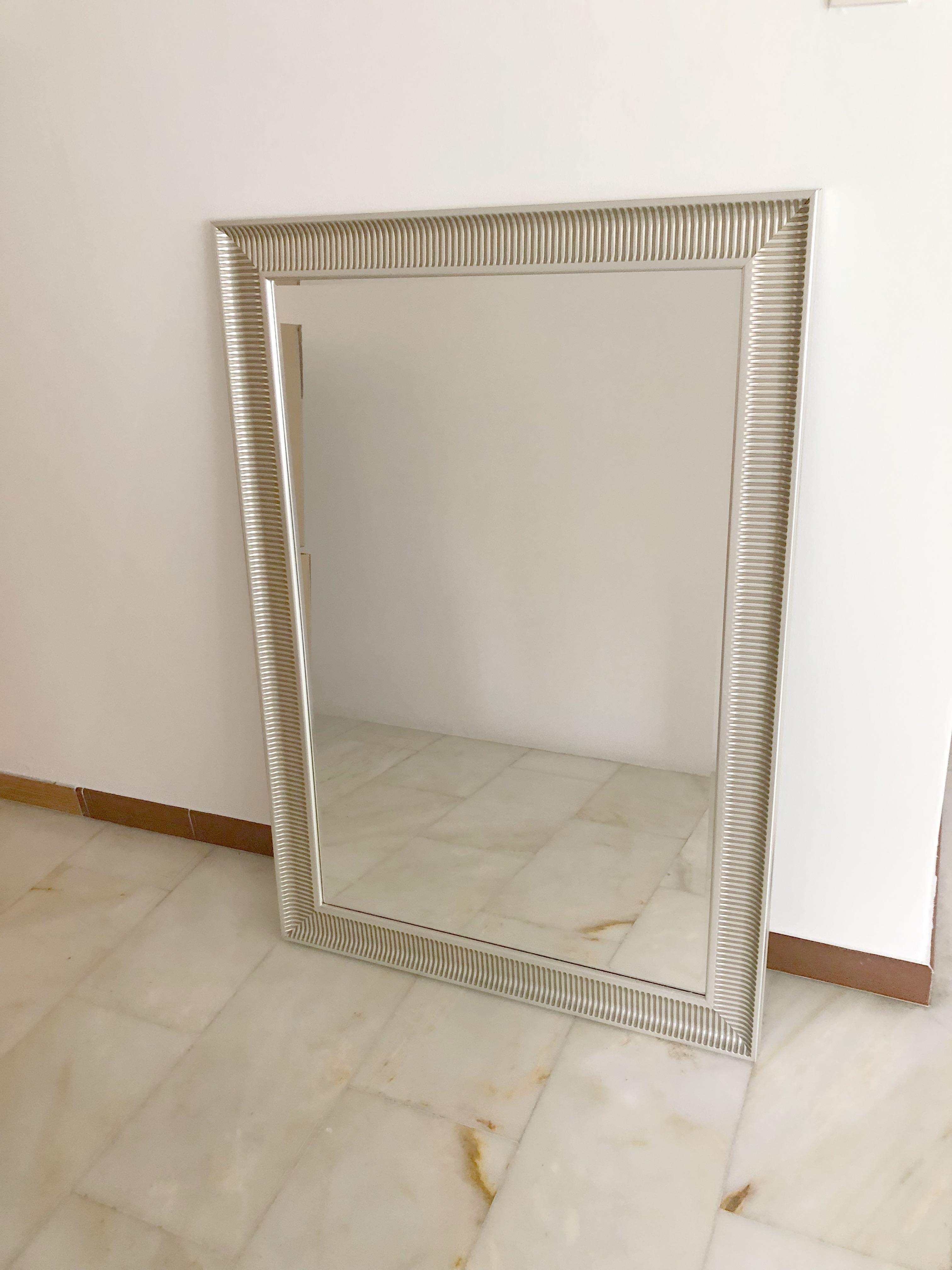 Ikea Songe Large Silver Mirror Furniture Home Decor Others On Carousell