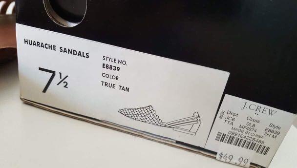J crew huarache sales