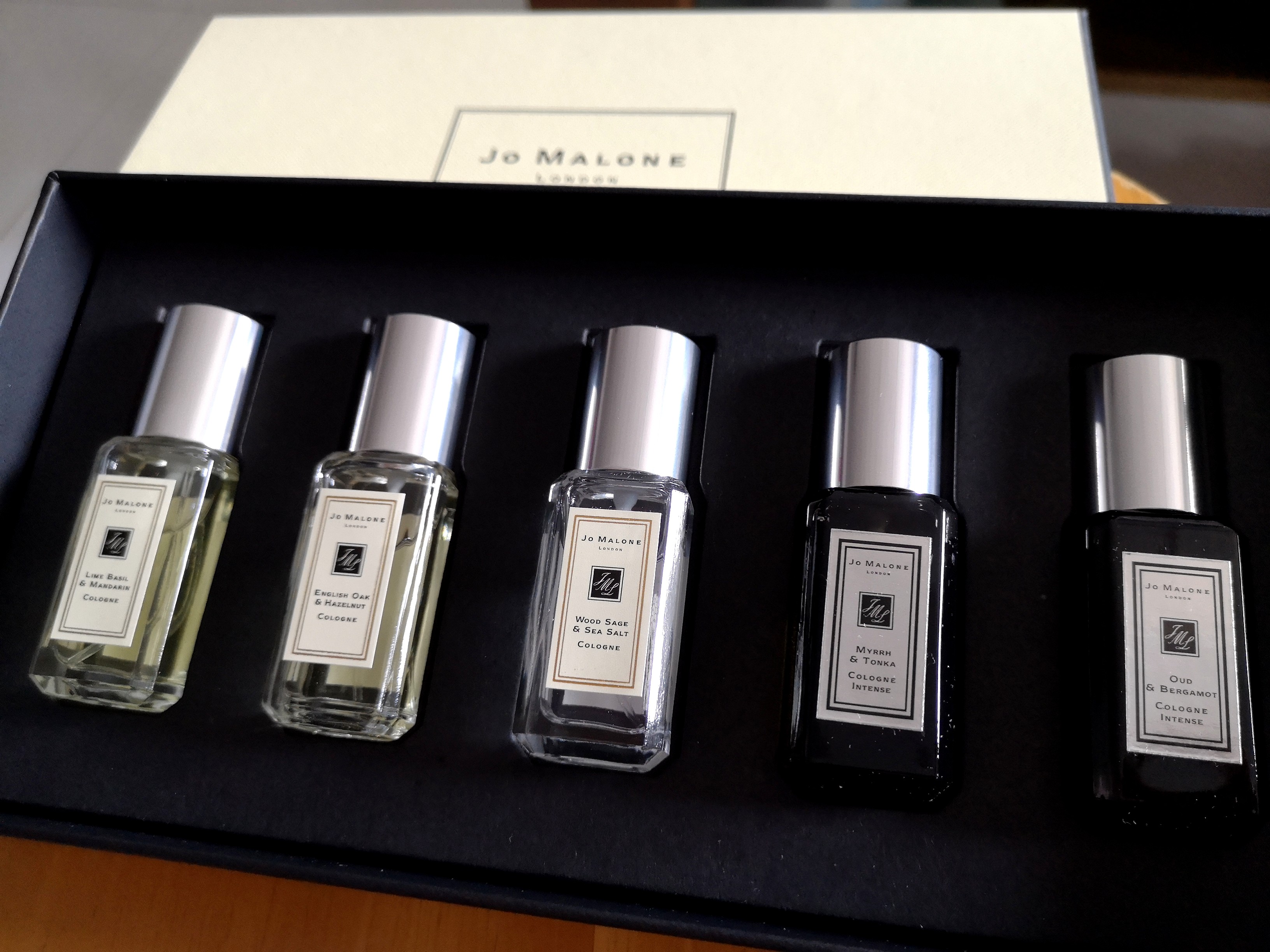 Jo Malone Men's Cologne collection 5x9ml, Men's Fashion, Bags, Belt bags, Clutches and Pouches