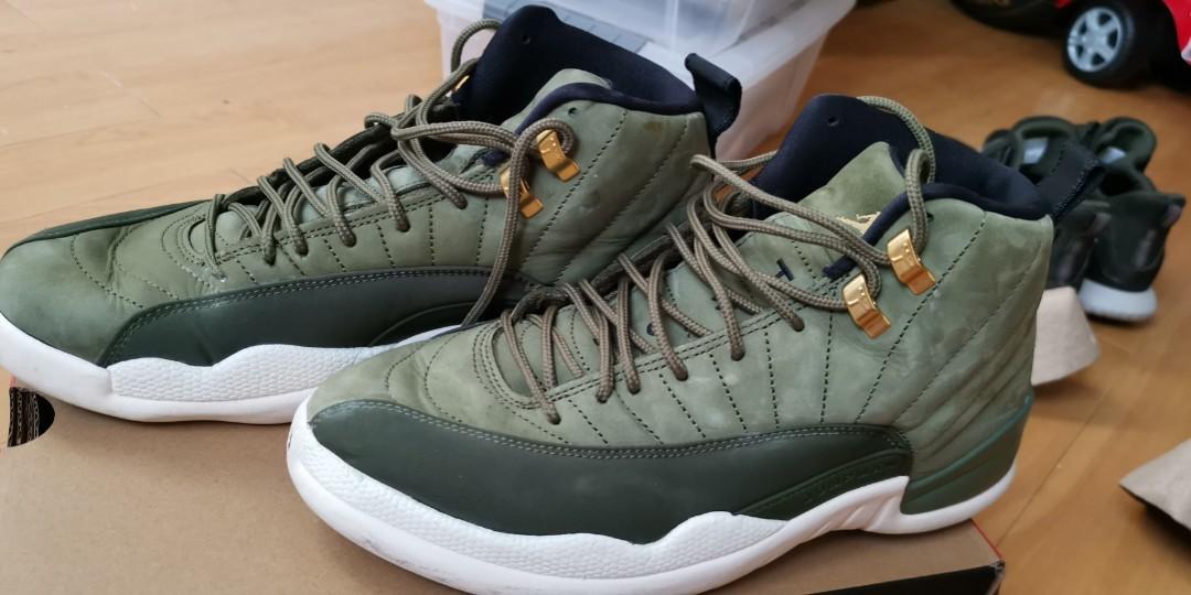 jordan 12 retro olive green