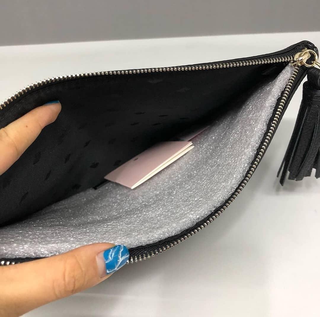 Kate spade large tassel pouch new arrivals
