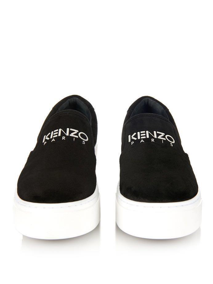 kenzo slip on black