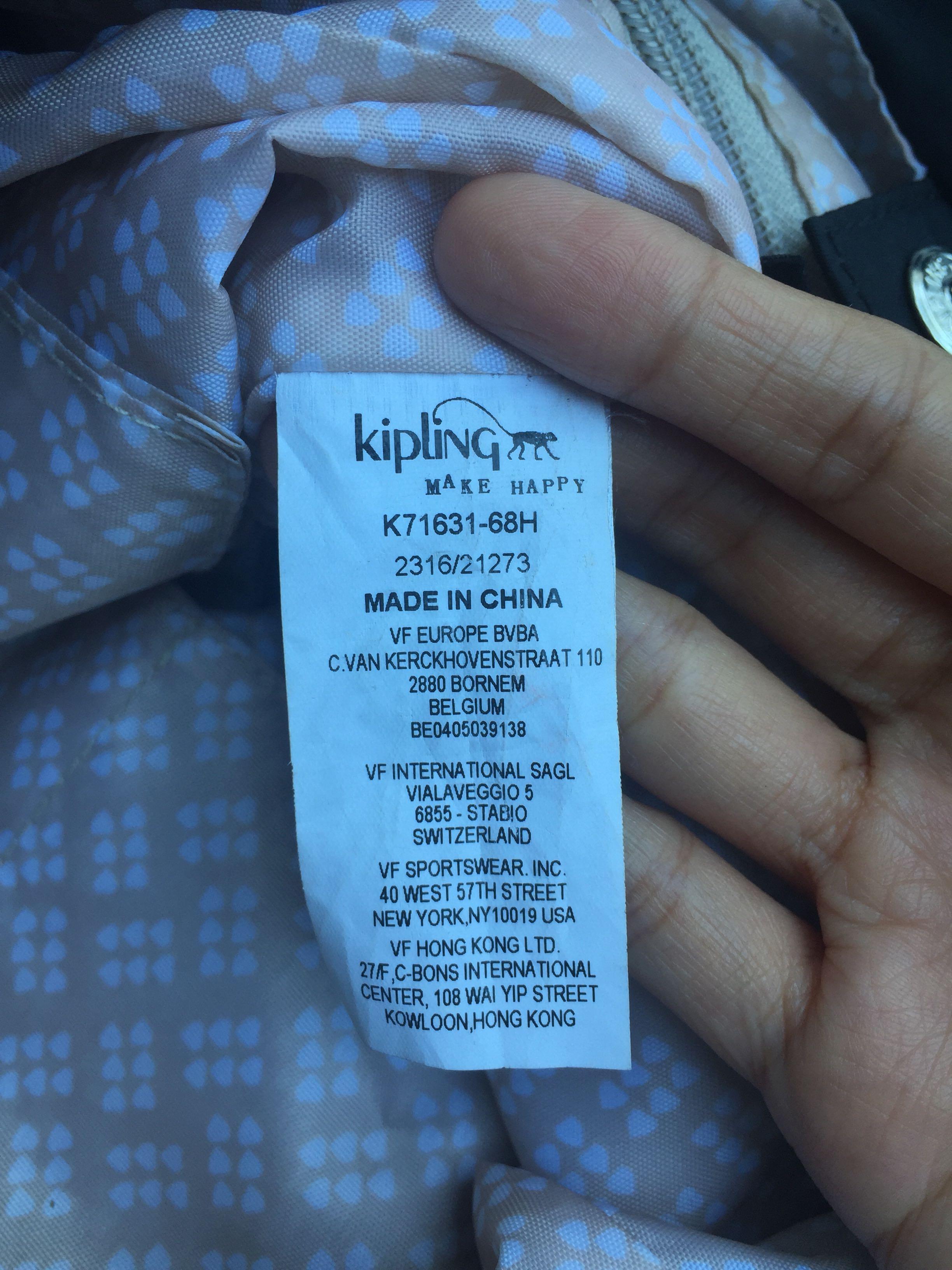 Kipling VIOLET 3way Bag (Authentic), Women's Fashion, Bags & Wallets