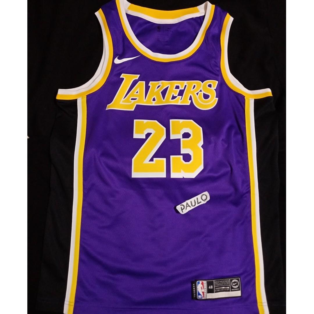 Purple lebron jersey nike store