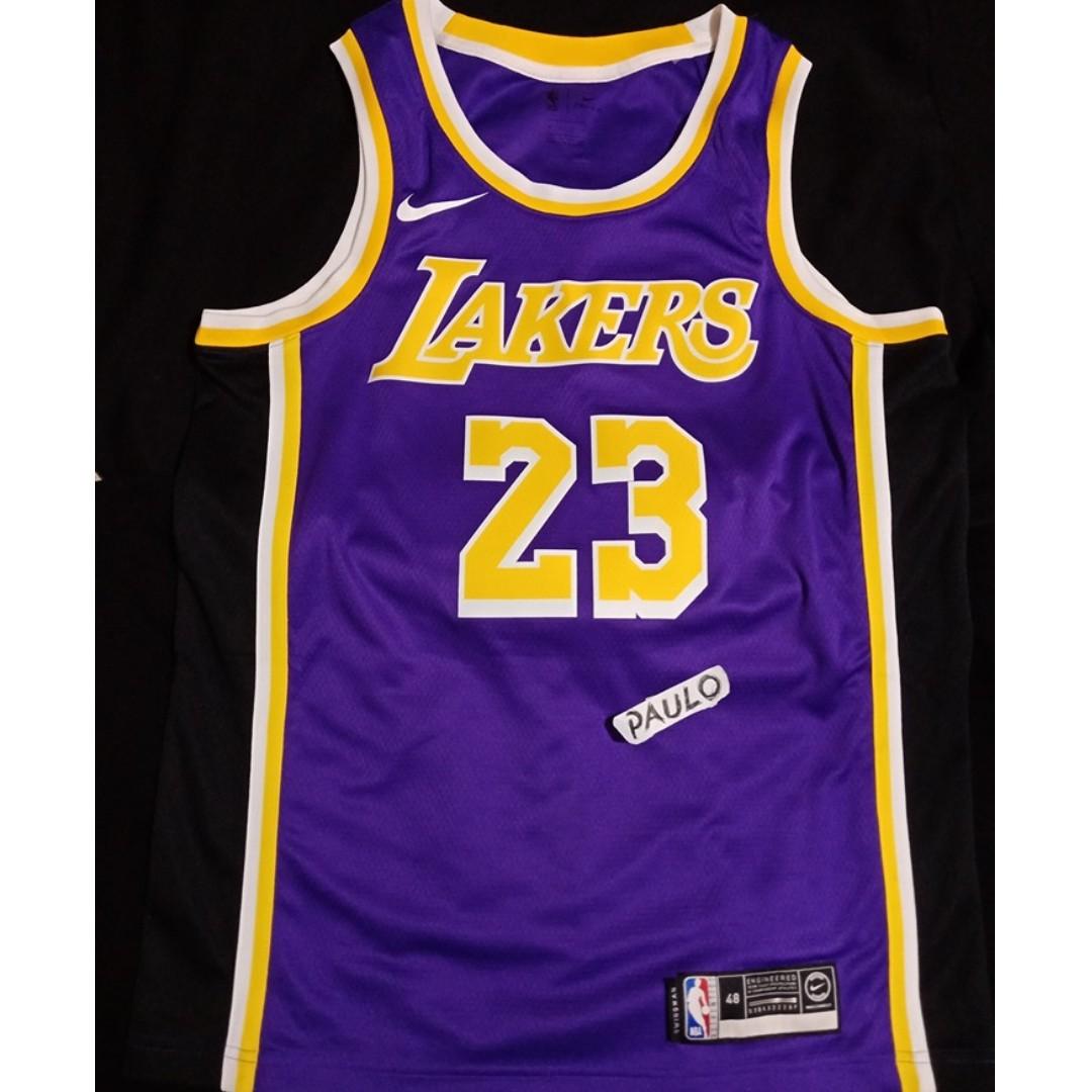 Nike x lakers x lebron jersey, Men's Fashion, Activewear on Carousell