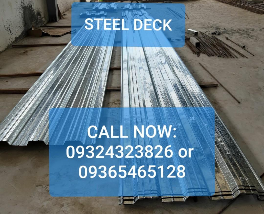 Long Span Steel Deck And Color Roof Spandrel Construction Industrial Construction Building Materials On Carousell