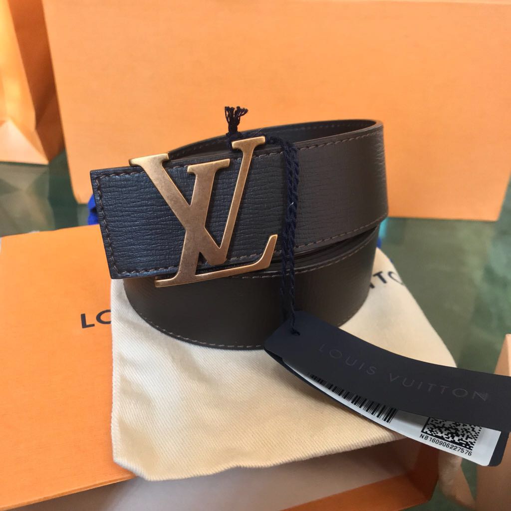 Ready New LV Iconic bracelet Leather Black Size 17 (S), Barang Mewah,  Aksesoris di Carousell