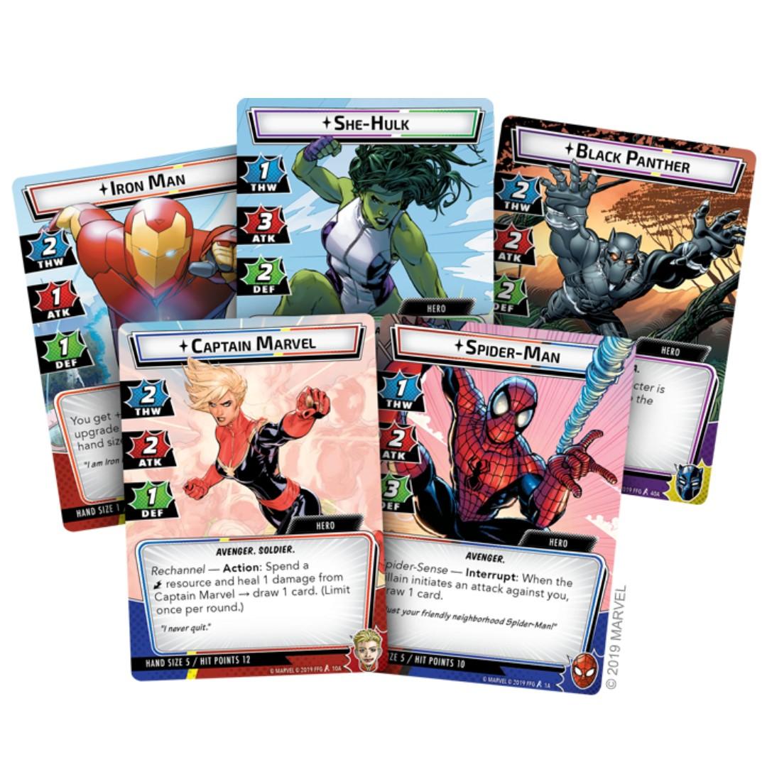 [Last] Marvel Champions The Card Game Core Set LCG FFG , Hobbies