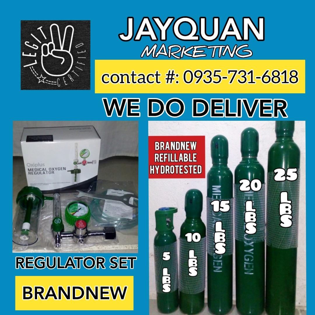 Medical oxygen tank portable sizes (Category: Face Care) located in Quezon City. Submitted by jayquanmarketing_09653447155 (Listing ID 253426748, Image 2). Description: COMPLETE SET (tank/regulator/content) 5lbs SET - 3,500 10lbs SET - 4,000 15lbs SET - 4,500 20lbs SET - 5,000 READY TO USE ALREADY WE DO DOOR TO DOOR WE SET UP OR DEMO CONTACT US: 📲 Globe: 0965-344-7155.