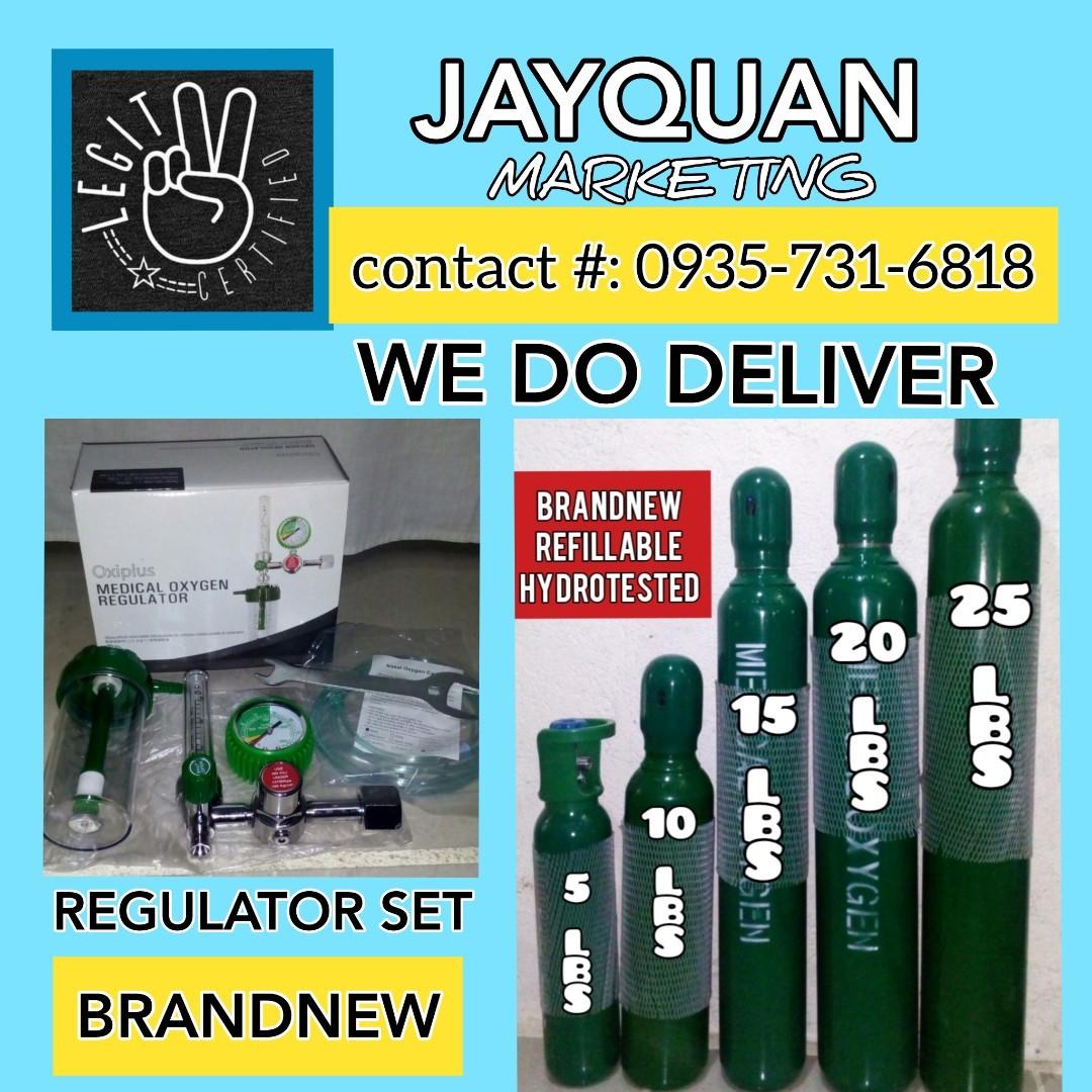 Medical oxygen tank portable sizes (Category: Face Care) located in Quezon City. Submitted by jayquanmarketing_09653447155 (Listing ID 253426748, Image 1). Description: COMPLETE SET (tank/regulator/content) 5lbs SET - 3,500 10lbs SET - 4,000 15lbs SET - 4,500 20lbs SET - 5,000 READY TO USE ALREADY WE DO DOOR TO DOOR WE SET UP OR DEMO CONTACT US: 📲 Globe: 0965-344-7155.