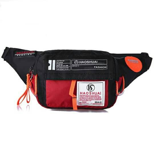 New Arrival Free Postage Sm Men Nylon Waist Bag Crossbody Sling
