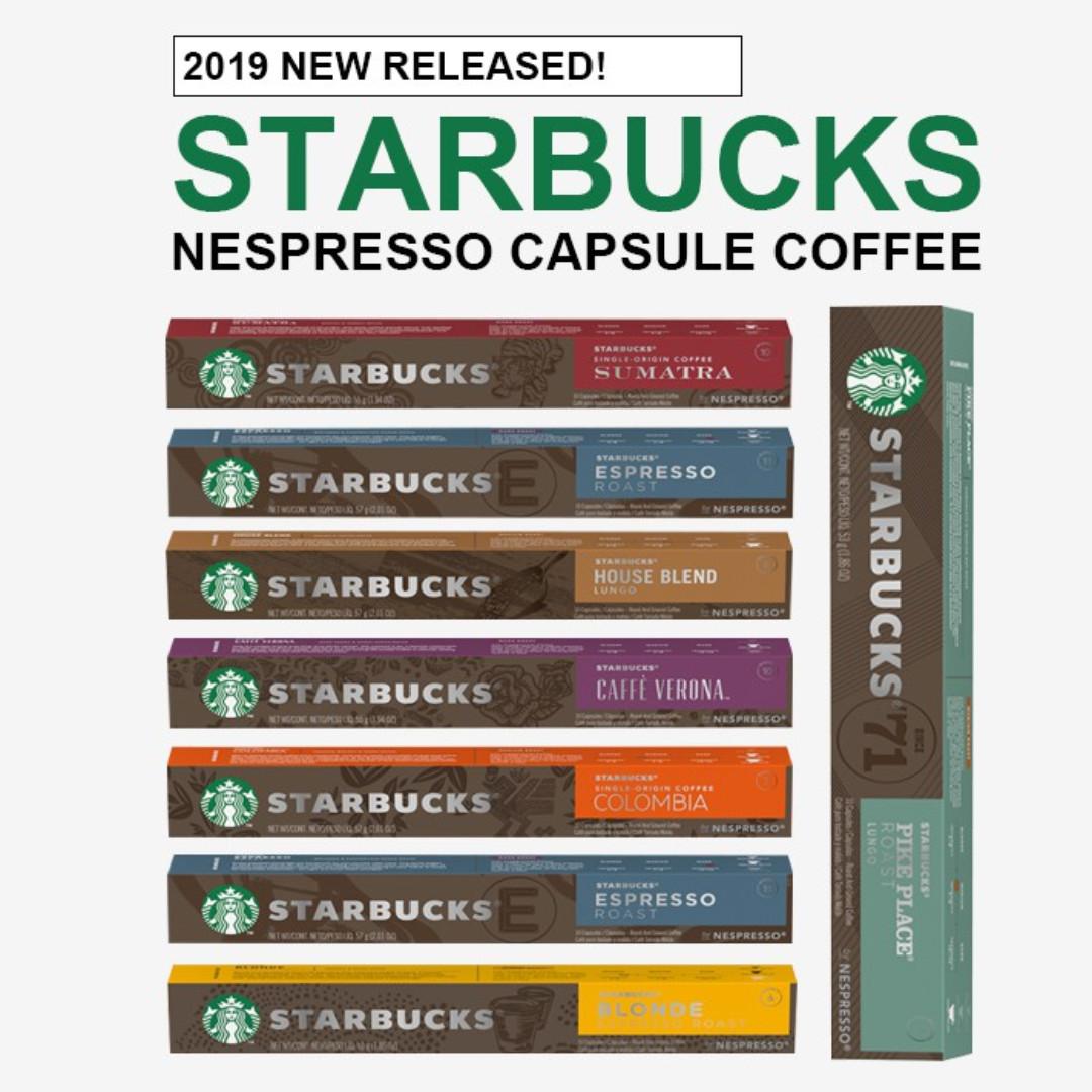 New Starbucks At Home Nespresso Capsule Coffee Pike Place