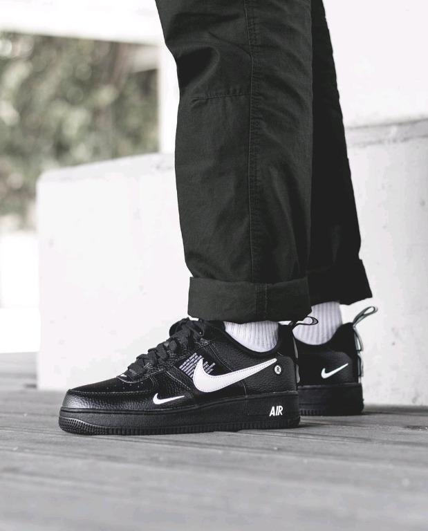 sepatu nike air force 1 black