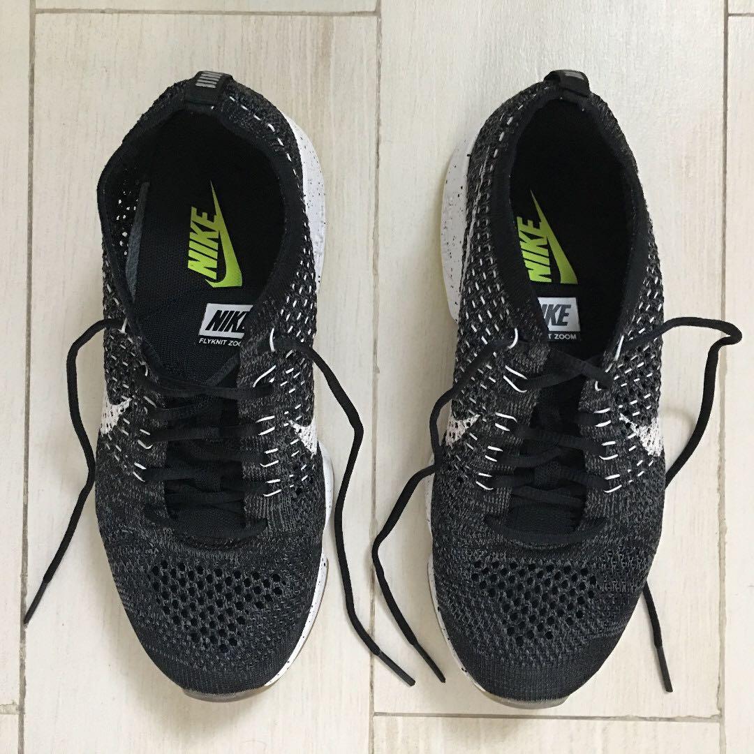 Nike Flyknit Zoom Agility Training Shoe Women s Oreo EU 36.5 sneakers sports shoes grey black white minimal minimalist monochrome running run Women s Fashion Footwear Sneakers on Carousell