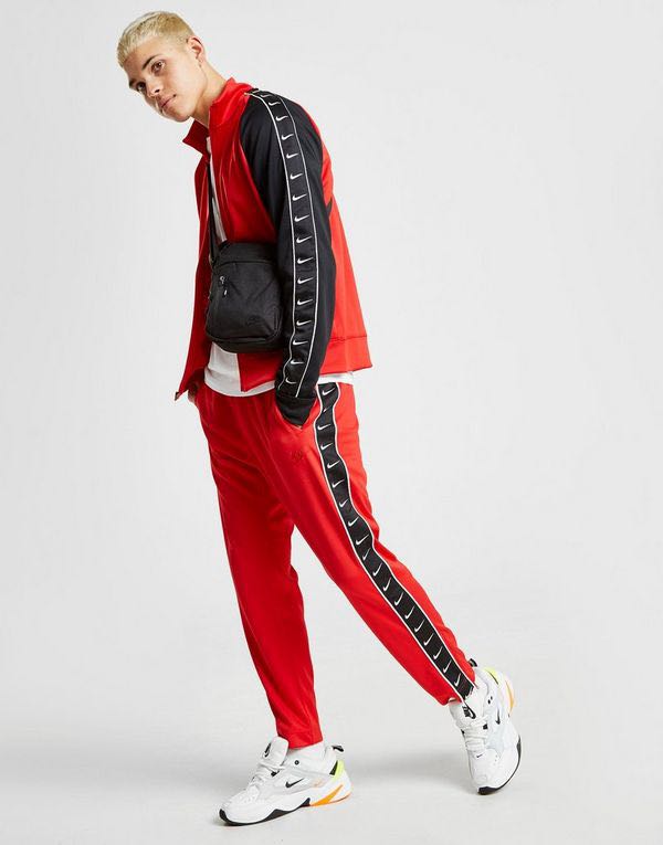 Nike red track pants clearance