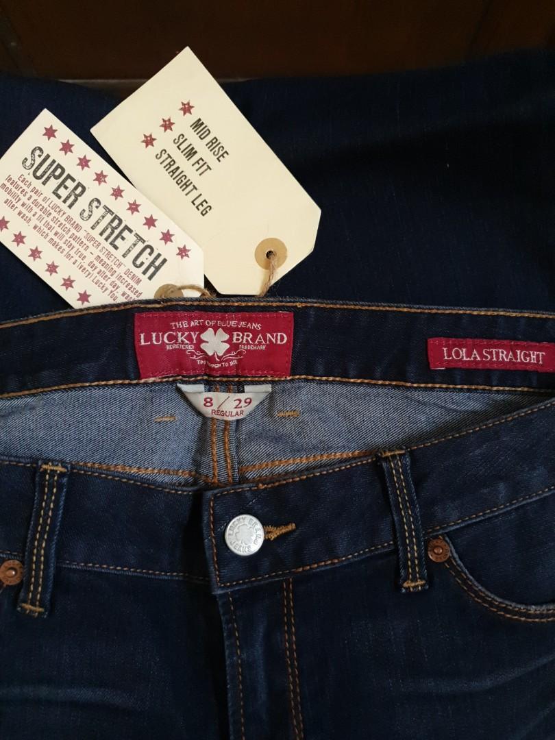 NWT Lucky Brand Lola Straight jeans sz 