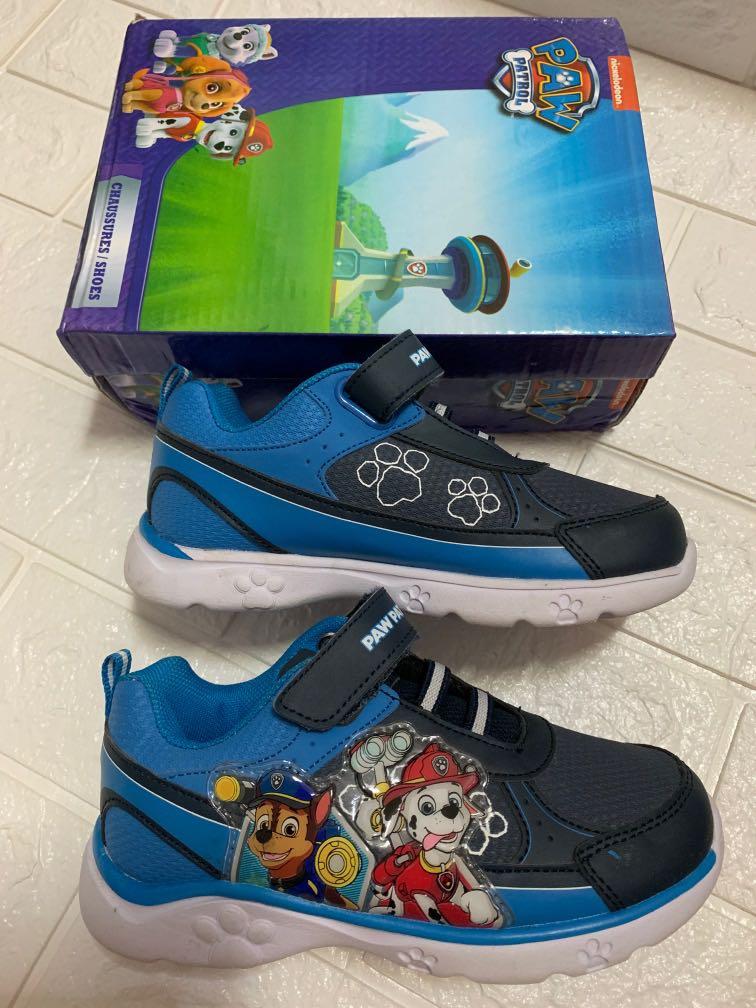 paw patrol shoes size 4