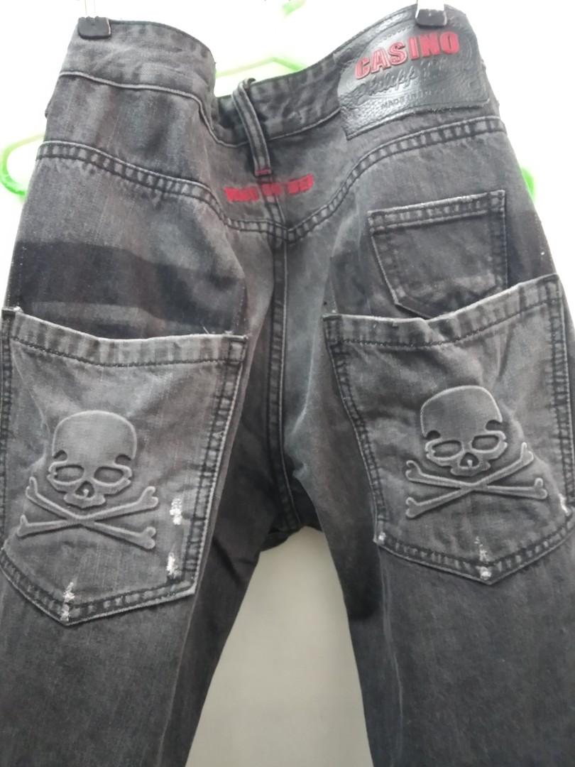 LUCKY' STRAIGHT CUT JEANS GREY 