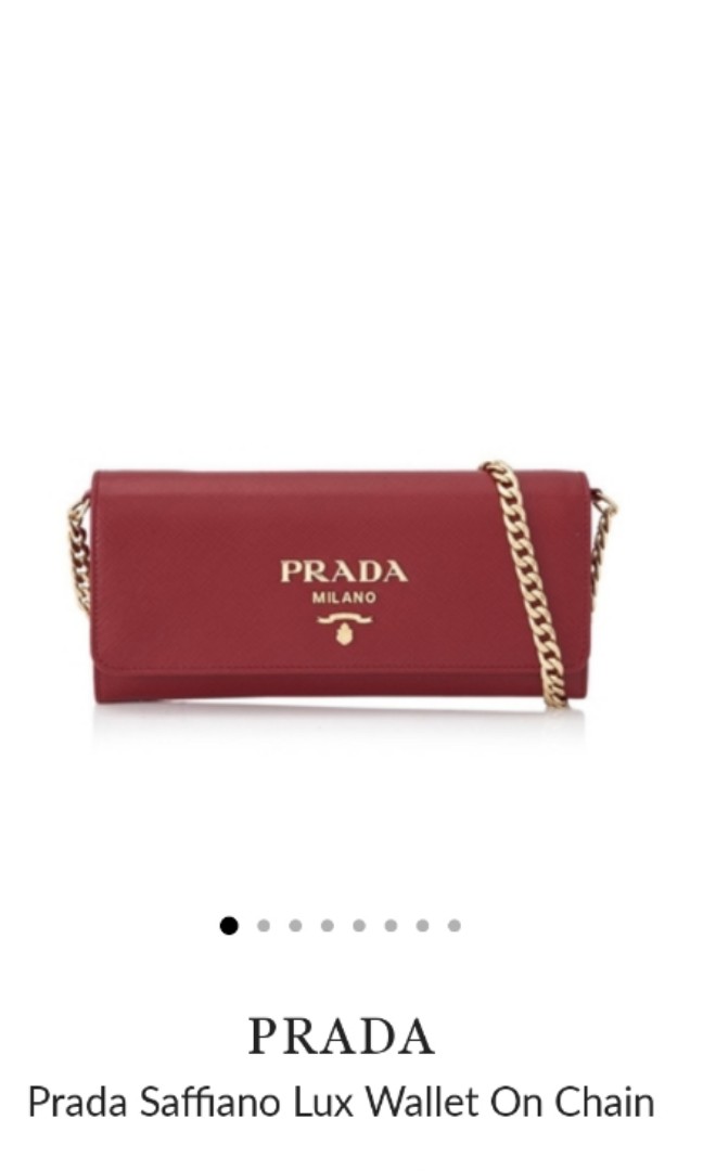 Prada Saffiano Wallet on Chain