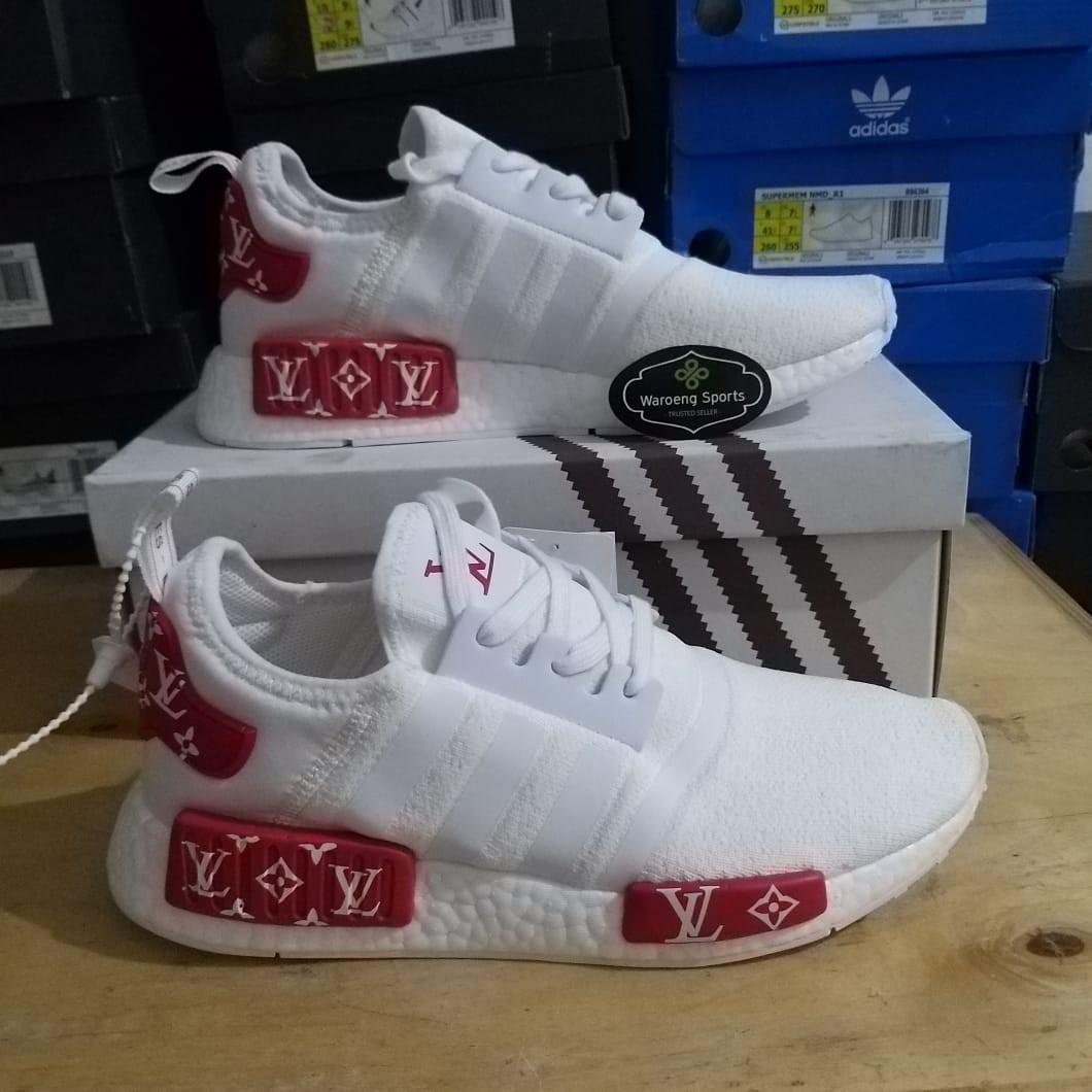 Supreme x Louis Vuitton x Adidas NMD R1 'Triple Red