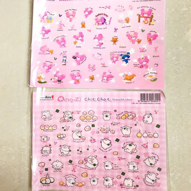 STICKER KOREA STIKER MURAH STICKER DIARY STICKER HP KOLEKSI STICKER