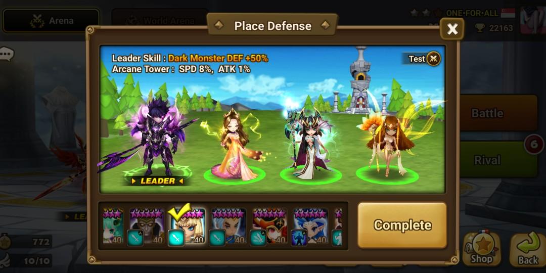 Summoners War Asia Ragdoll Isis C2 Rta Video Gaming Gaming Accessories Game Gift Cards Accounts On Carousell
