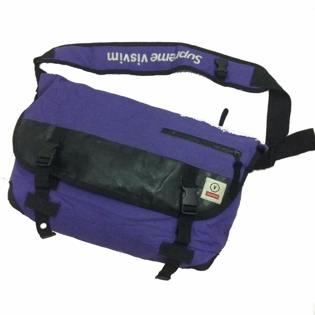 Supreme X Visvim Messenger Bag Men S Fashion Bags Wallets Sling Bags On Carousell