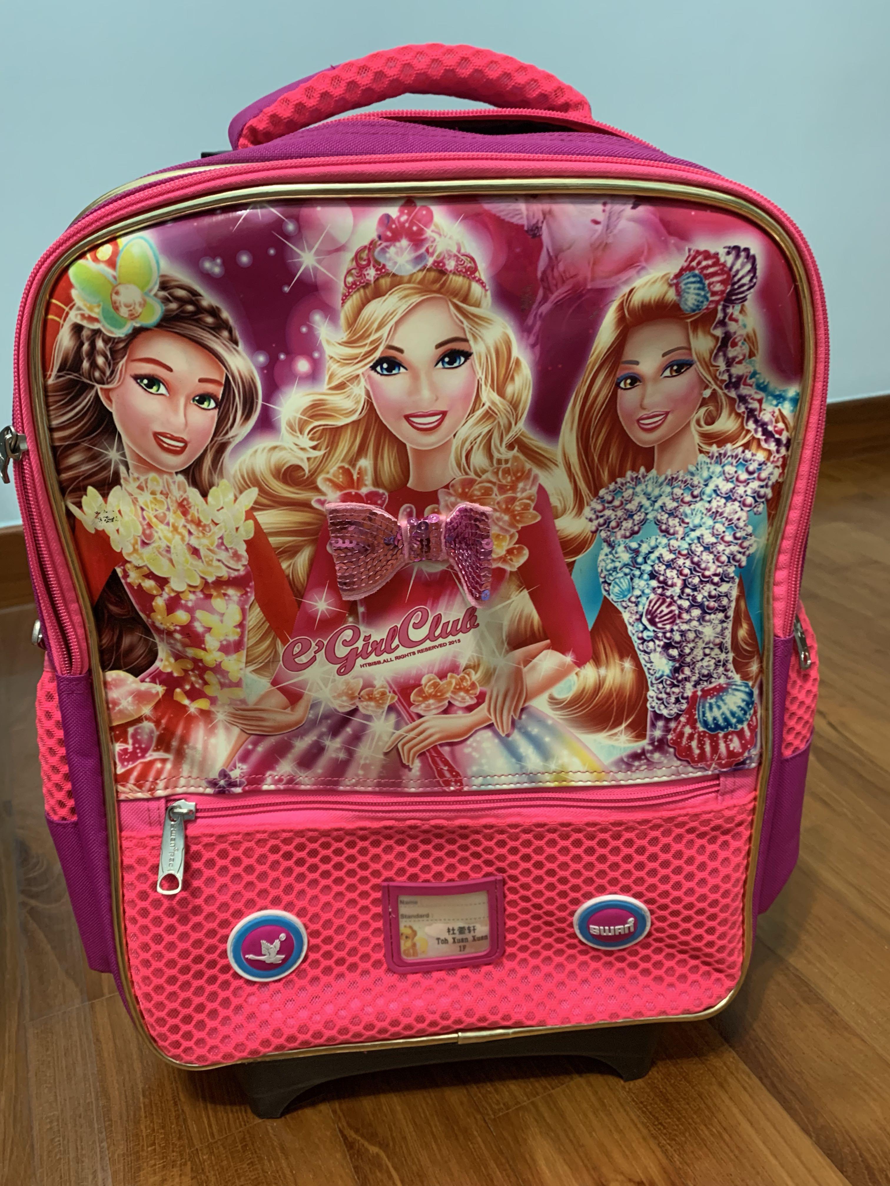swan trolley school bag