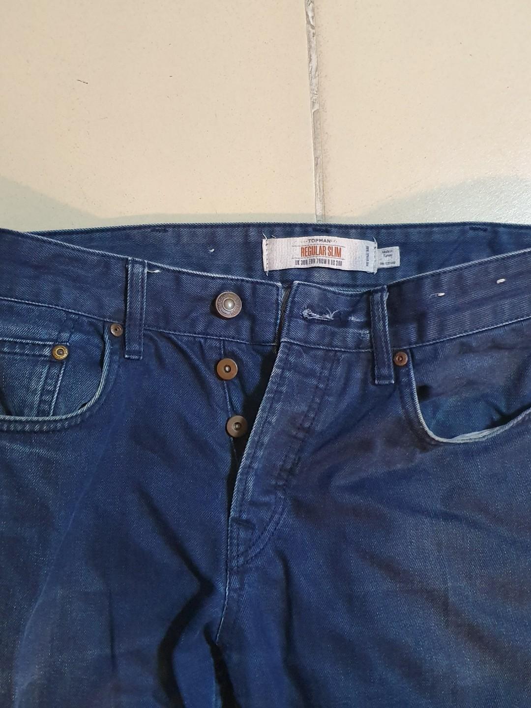 mens button fly jeans uk