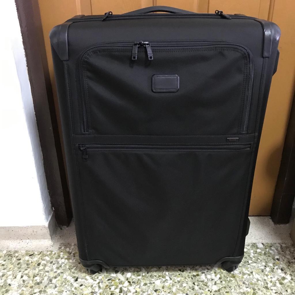 tumi alpha 2 checked luggage