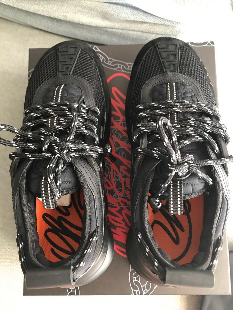 Versace black chain reaction on sale