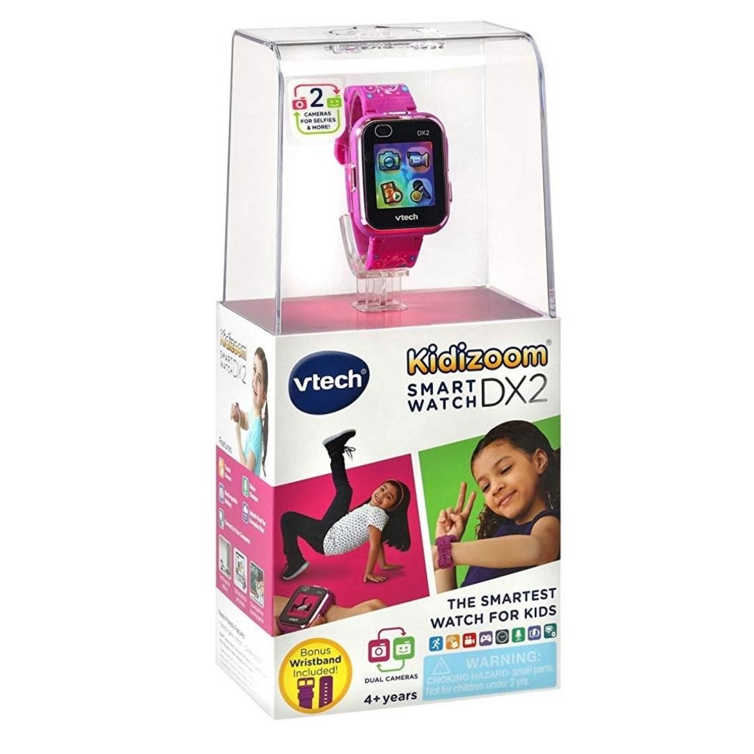 vtech kidizoom smartwatch dx2 special edition floral birds with bonus vivid violet wristband