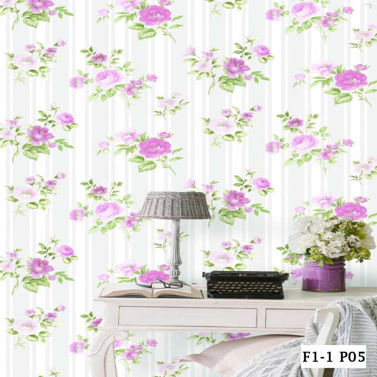 Wallpaper Dinding Terbaru 5m2 Motif Bunga Home