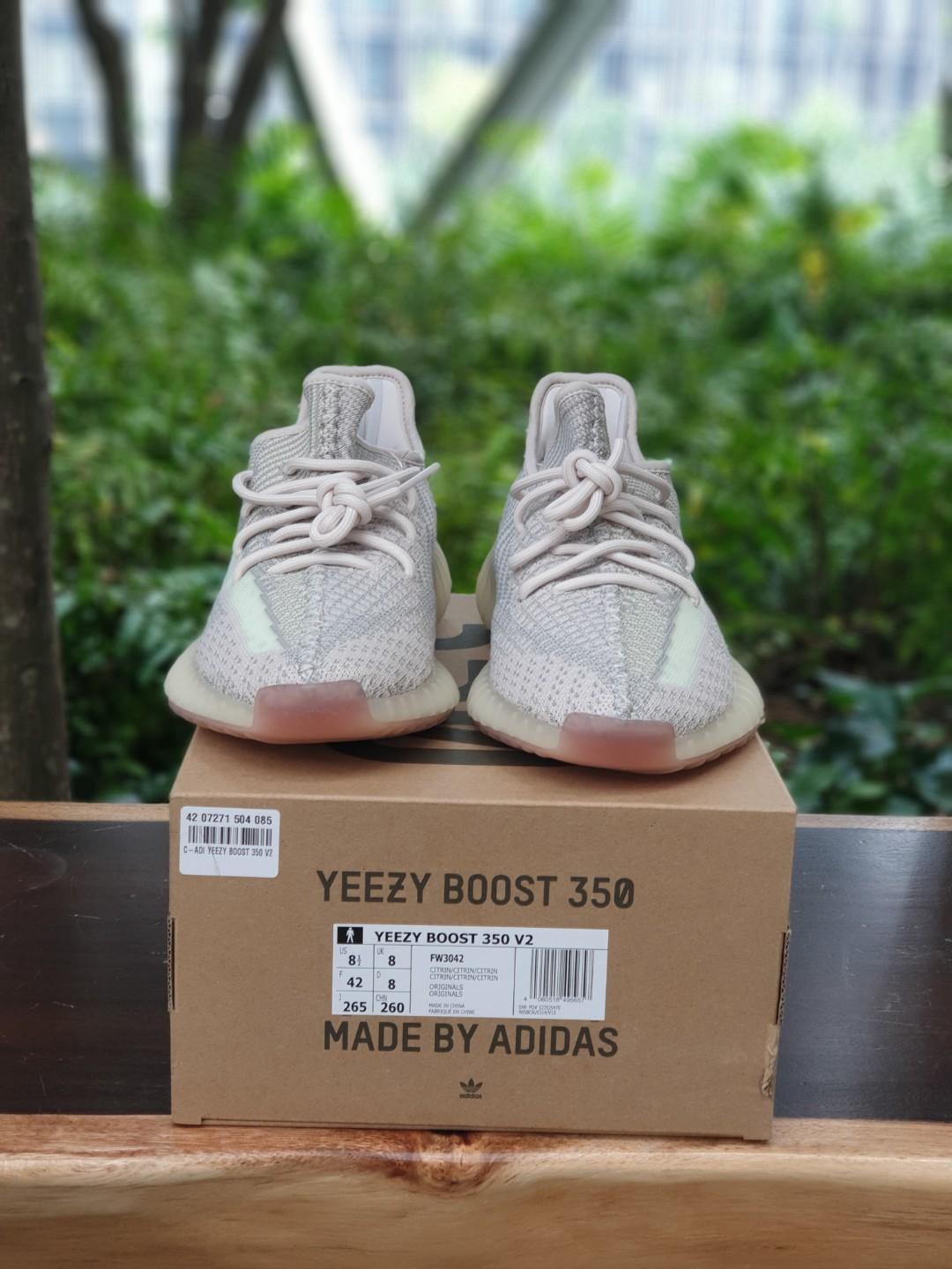 Adidas yeezy boost 350 v2 citrin uk sale