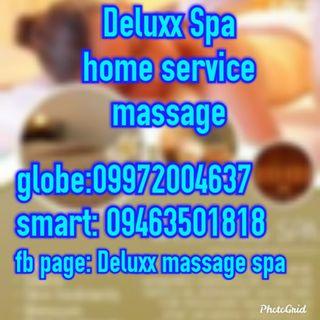 Relax your body and mind with home massage