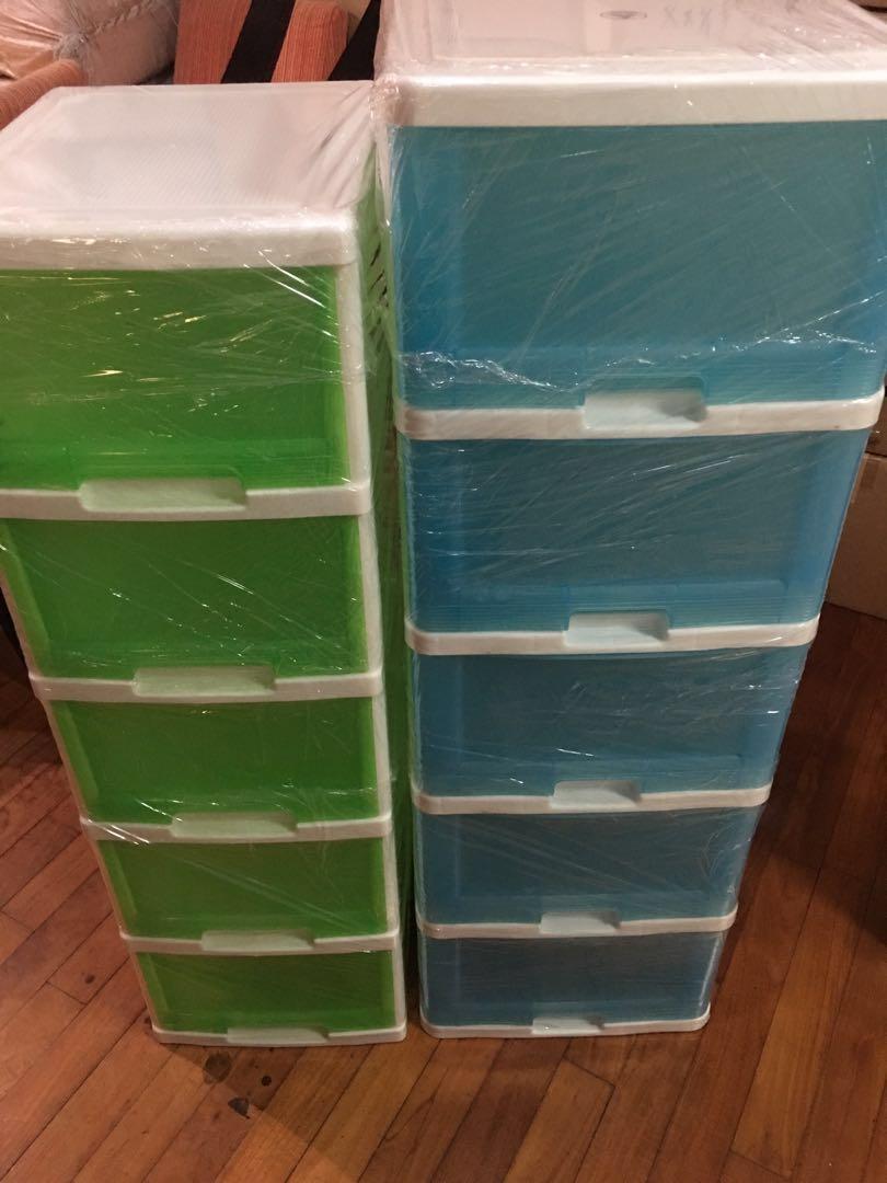 [2ps] Plastic Drawers 36, Furniture, Shelves & Drawers on Carousell