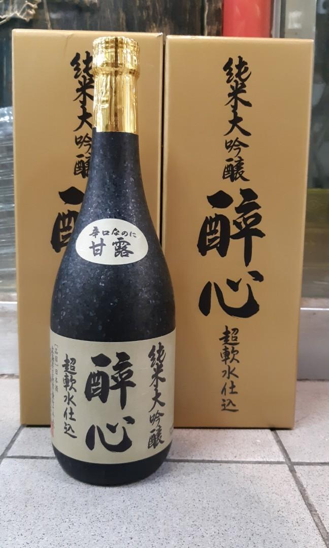 日本清酒醉心純米大吟釀720ml, 嘢食& 嘢飲, 飲料- Carousell