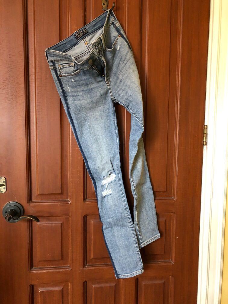 abercrombie harper ankle jeans